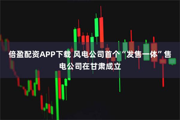 倍盈配资APP下载 风电公司首个“发售一体”售电公司在甘肃成立