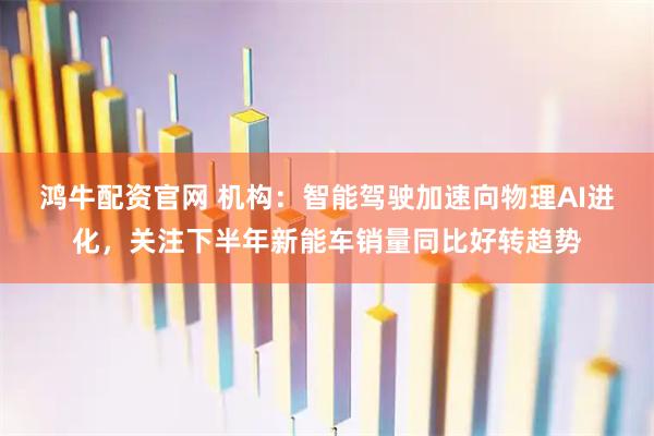 鸿牛配资官网 机构：智能驾驶加速向物理AI进化，关注下半年新能车销量同比好转趋势
